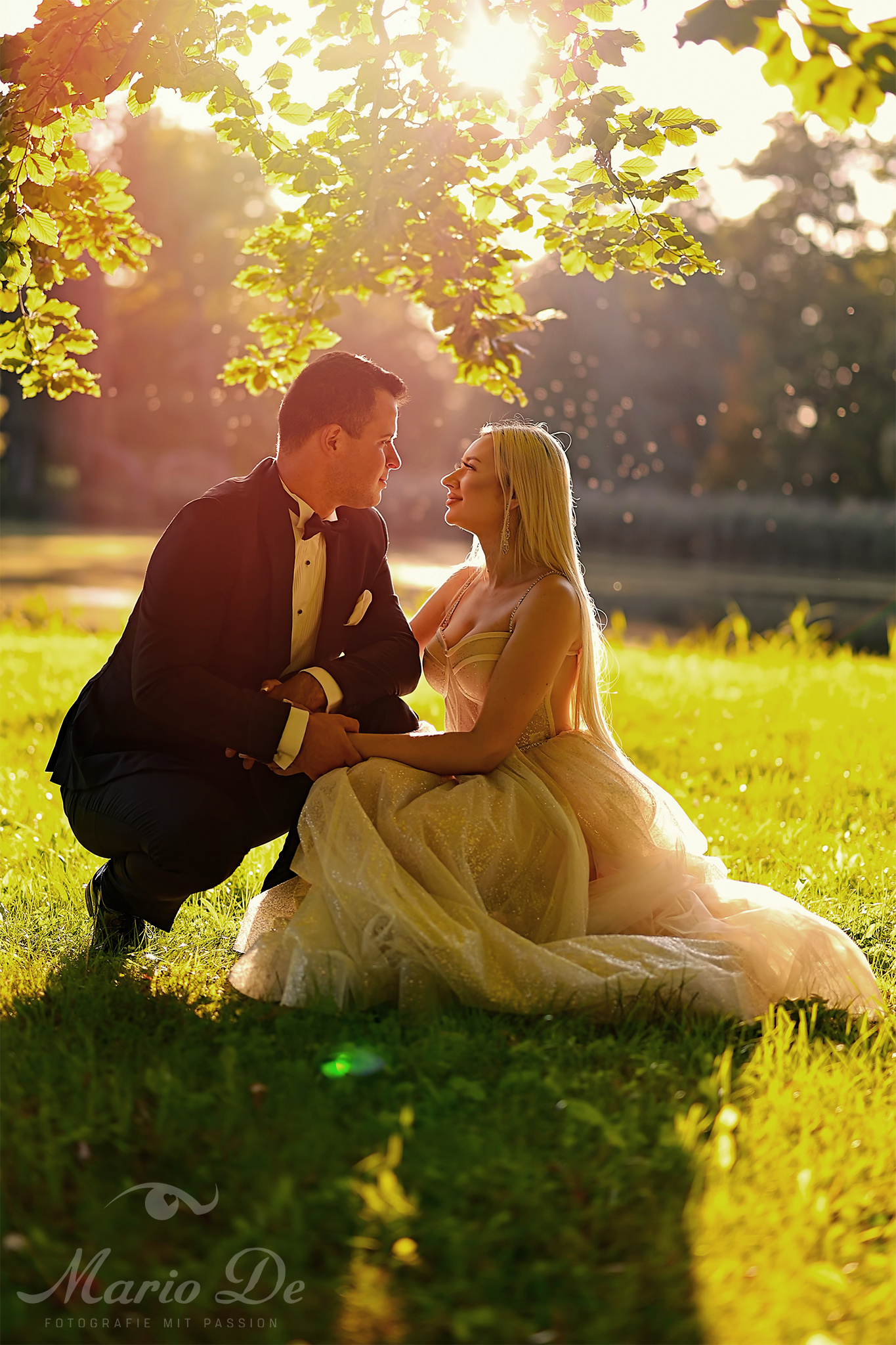 Hochzeitsfotos im Freien Outdoor Shooting